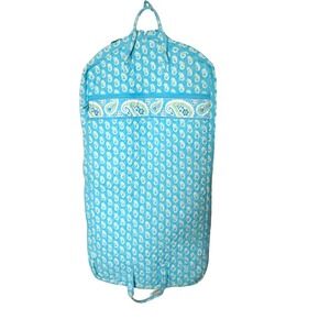 Vera Bradley Garment Bag Quilted Paisley Print Travel Carry On